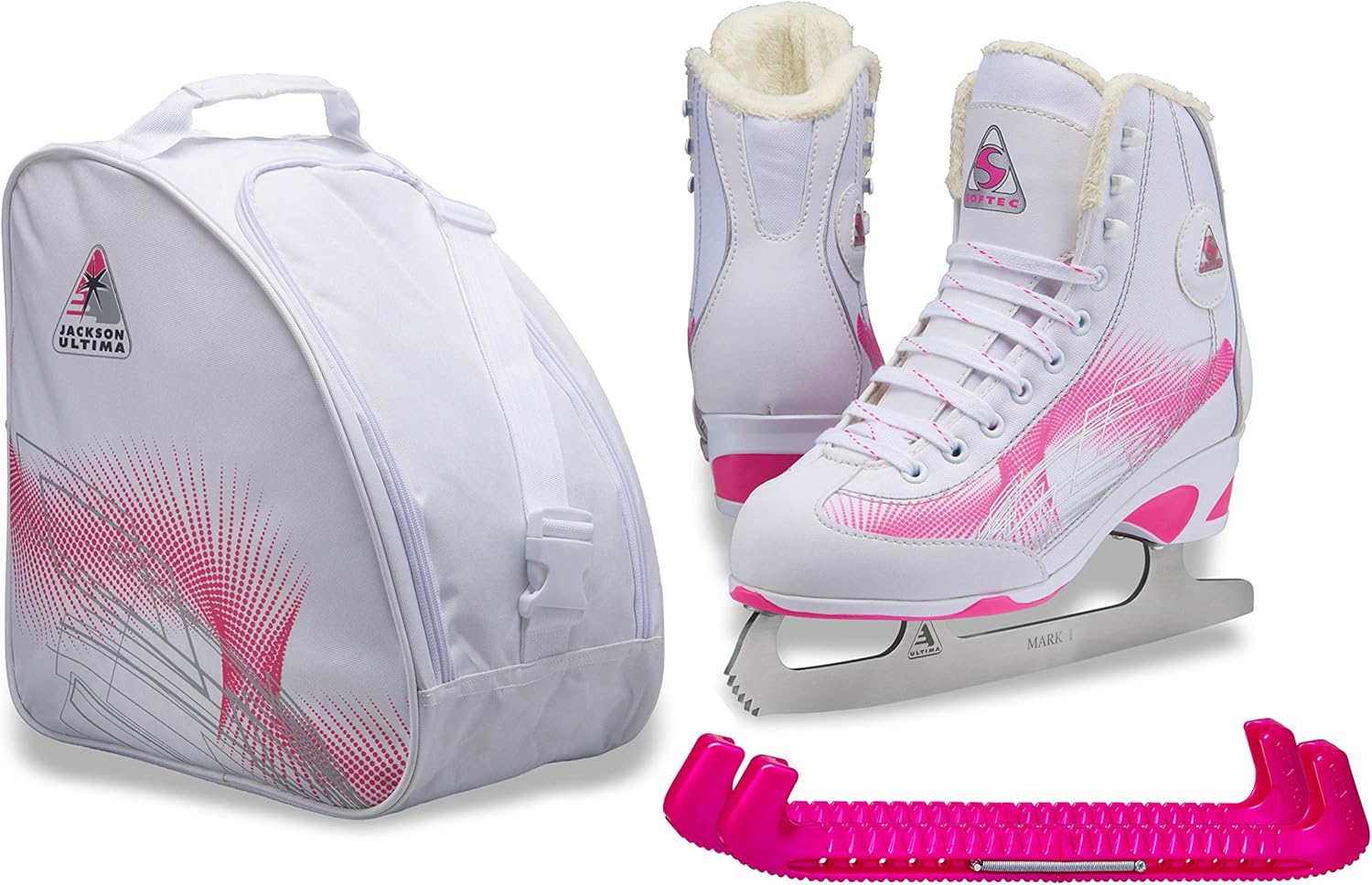 SKATE GURU Jackson Ultima Figure Ice Skates Softec for Women and Girls : Sports & Outdoors