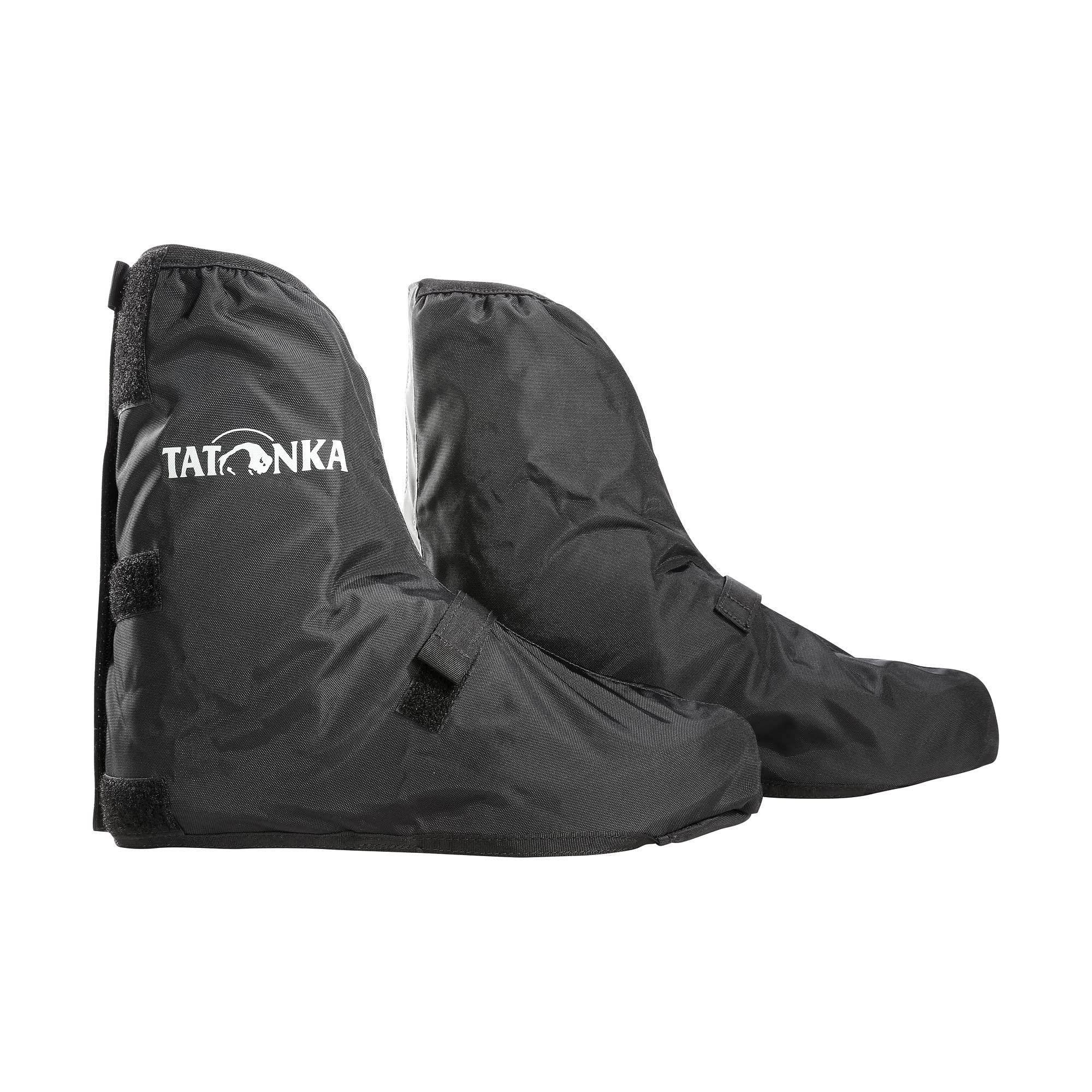 Tatonka Cycling Overshoes Velo Gaiter S (Size 35-38) - Waterproof Overshoes with Reflective Stripes and Adjustable Leg Width - Size S (Shoe Size 35-38) - Men and Women - Black
