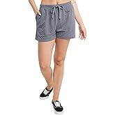 Hanes Womens Originals Tri-Blend Shorts with Pockets, Lightweight Jersey Shorts, 2.5"