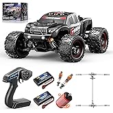 Womaqu RC Cars 1:18 Brushless RC Car for Adults & Boys, All-Metal Drivetrain Off-Road RC Racing Truck 52 km/h, Fast Remote Control Car for Adults with 2 Batteries with Wearing Parts kit