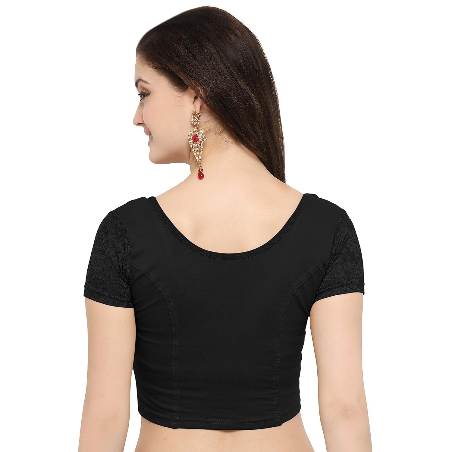 janasya women's long cholis saree blouse