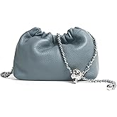 Joryin Trendy Dumpling Women's Crossbody Bag - Evening Clutch Vegan & Genuine Leather Hobo Cloud Purse