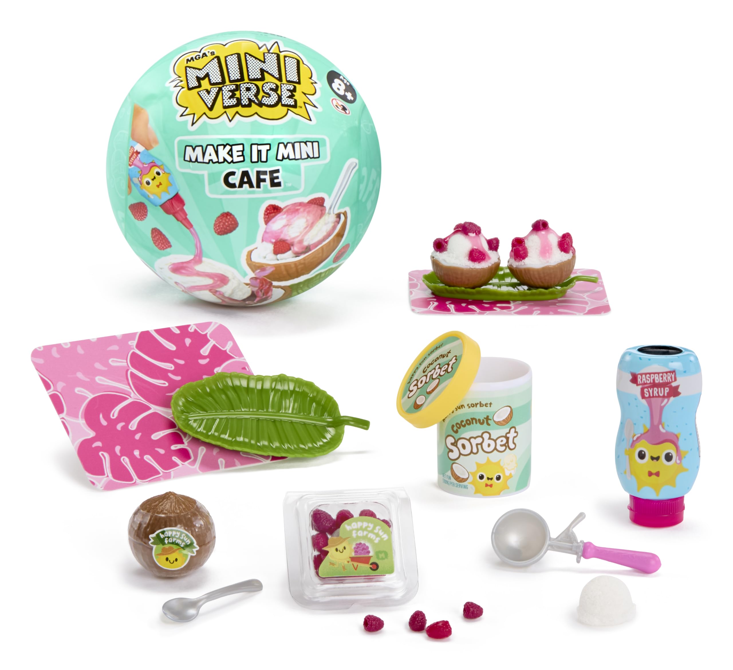 MGA's Miniverse Make It Mini Cafe Series 6, Mini Collectibles - Mystery Blind Packaging, DIY, Resin Play, Replica Food, NOT Edible, Collectors, 8+