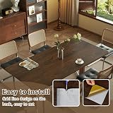 Abyssaly Wood Effect Vinyl Wrap 40x300cm Self Adhesive Dark Brown Oak view 3