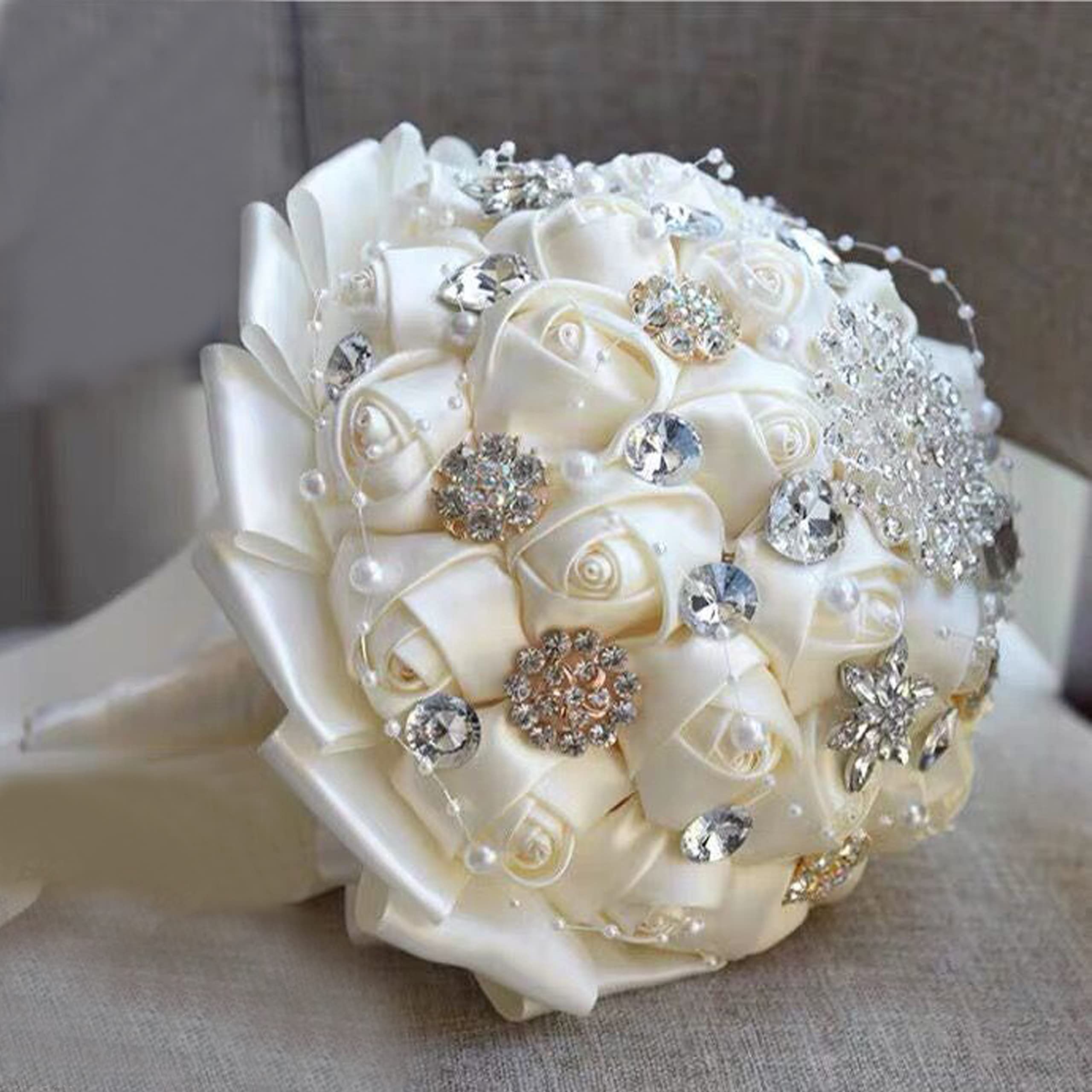 100pcs Corsage Boutonniere Pins 2 Inch Bouquet Flower Floral Diamond Rhinestones Pins Crystal Head Clear Straight Pins for Wedding Bridal Hair Accessories Jewelry Decoration DIY Craft Sewing