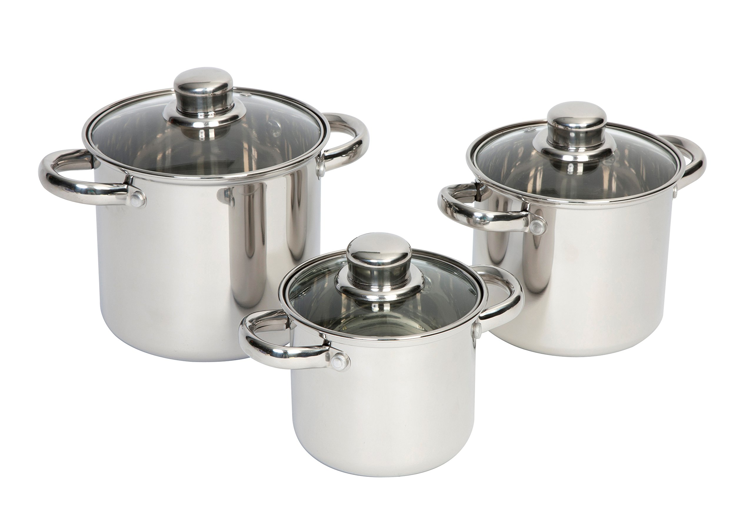 Camp-Gear - Cookware set - Royal Plus - 3 Pieces - Stainless steel