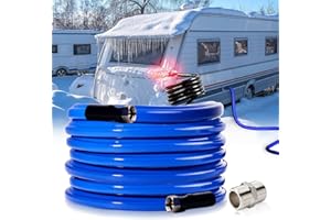 Yurnomy 30FT Heated Water Hose for RV,Rv Heating Water Hose,-45 ℉ Antifreeze Heated Drinking Garden Water Pipe,Rv Accessories for Camper