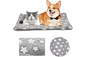 MXNSEWR Cat Beds for Indoor Outdoor,Multi-Purpose Machine Washable Cat Dog Mattress for Small, Medium and Large Pets, Portable Design Self Warming Heated Cat Mat Fits 24 Inch Kennels and Cages