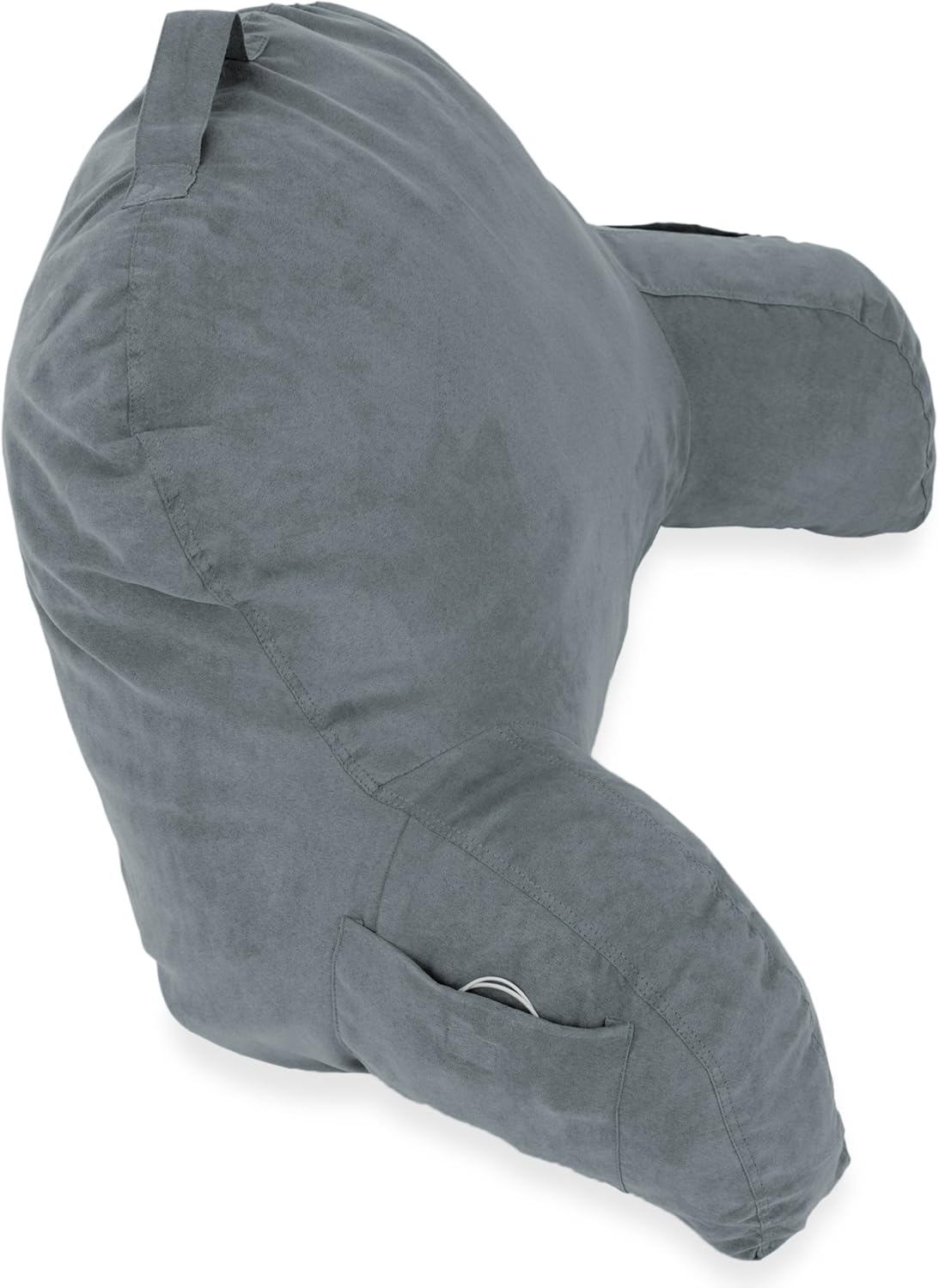 Deluxe Comfort Microsuede Bed Reading & Bed Rest Pillows, One Size, Light Purple: Home & Kitchen