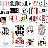Dazoratix Christian Iron on Transfers - 20 Sheets Jesus Bible Verse DTF Ready to Press Religious Faith God Heat Patches Stickers Vinyl Decals for Men T Shirts Clothes Pillow Bag DIY Crafts Decorations