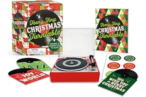 Teeny-Tiny Christmas Turntable: Includes 3 Holiday LPs to Play!