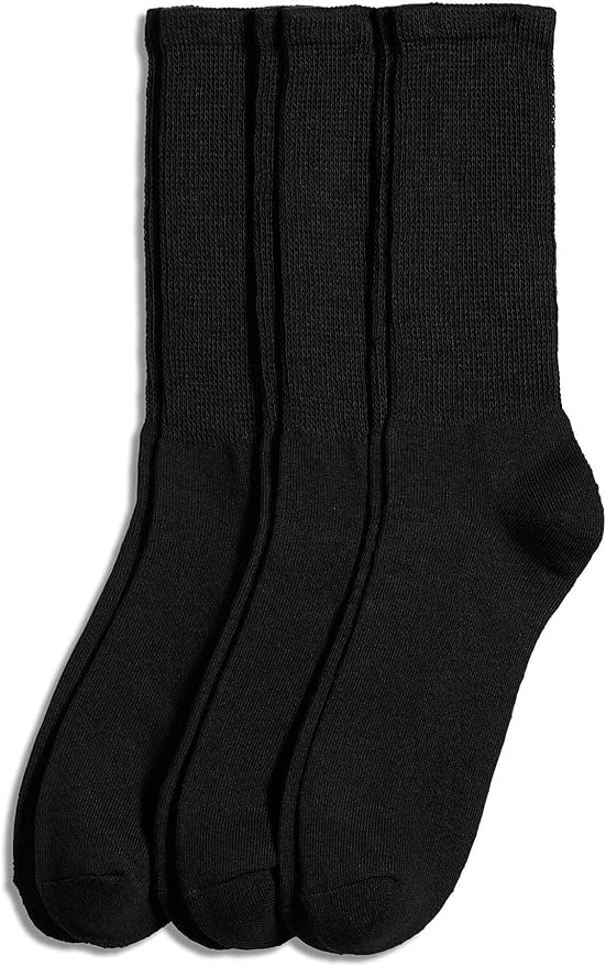 Jockey Men's Socks Men's NonBinding Crew Socks 3 Pack Amazon.ca