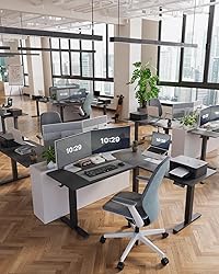 Marsail Standing Desk Adjustable Height with 4-in 1