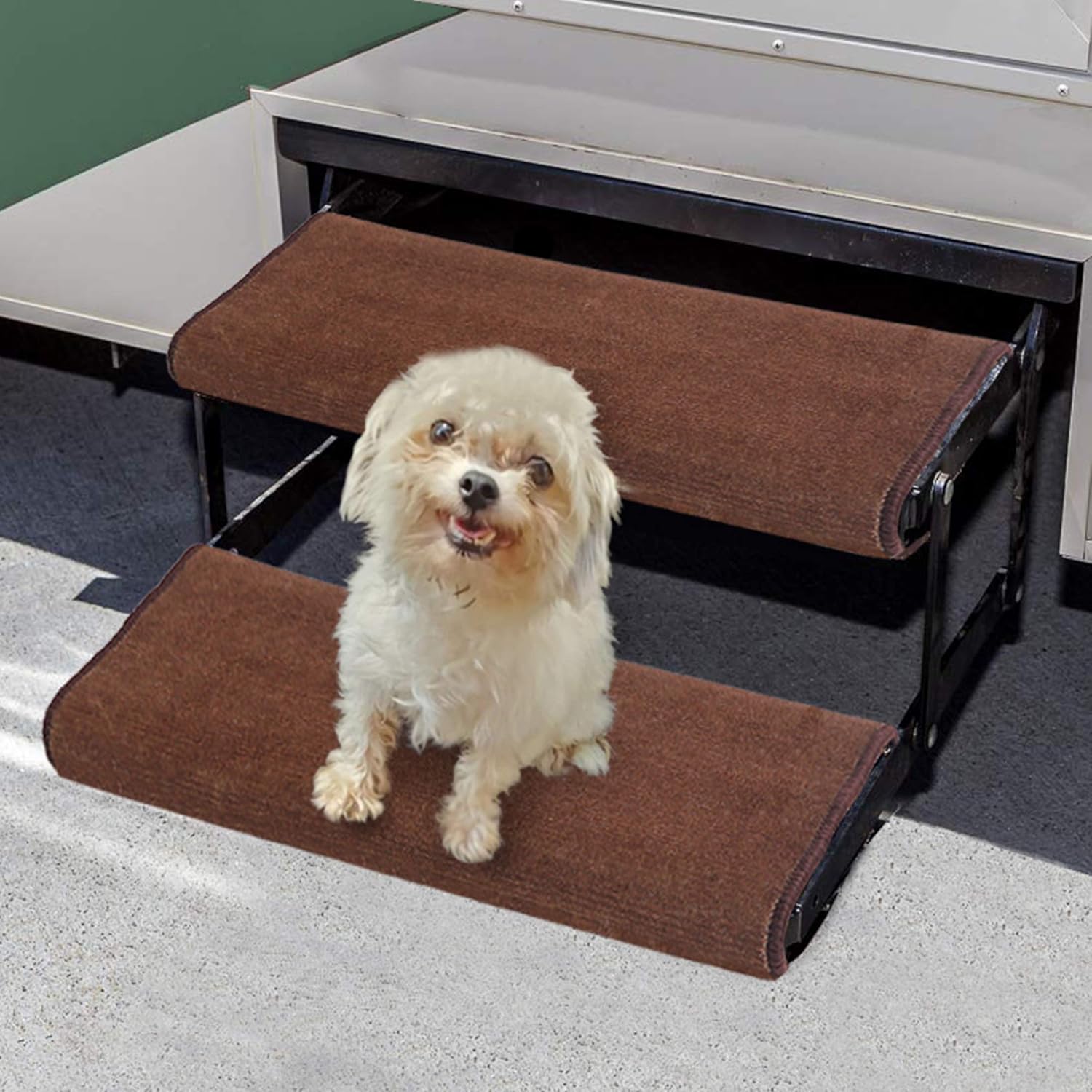 Aucuda RV Step Covers Wrap Around Camper RV Step Rug Step