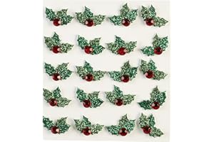 EK SUCCESS Jolee's Boutique Christmas Holly Dimensional Stickers
