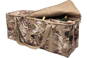 RIG EM RIGHT Rig'Em Right Waterfowl 12-Slot Deluxe Duck Decoy Slotted Hunting Bag with Padded Protection and Bottom Drains