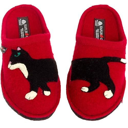haflinger at boiled wool slippers