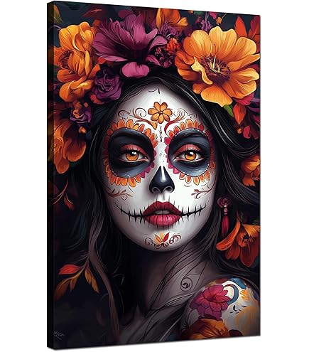 Amazon.com: Isabella Muerta by Daniel Esparza Mexican Pinup Day of