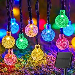 Brightown Solar String Lights Outdoor 60 Led 35.6
