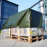 Keplin 3x3m Waterproof Tarpaulin Cover Sheet 90GSM Green view 8
