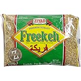 Ziyad Fine Roasted Green Wheat Freekeh, Frikeh, Farik Made from Green Duram Wheat, 16 oz