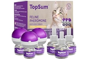 TopSum Cat Pheromones Calming Diffuser: Premium Pheromone Diffuser for Cats - Cat Pheromones Diffuser - Cat Calming Diffuser 