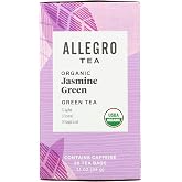 Allegro Tea, Organic Jasmine Green Tea Bags, 20 ct