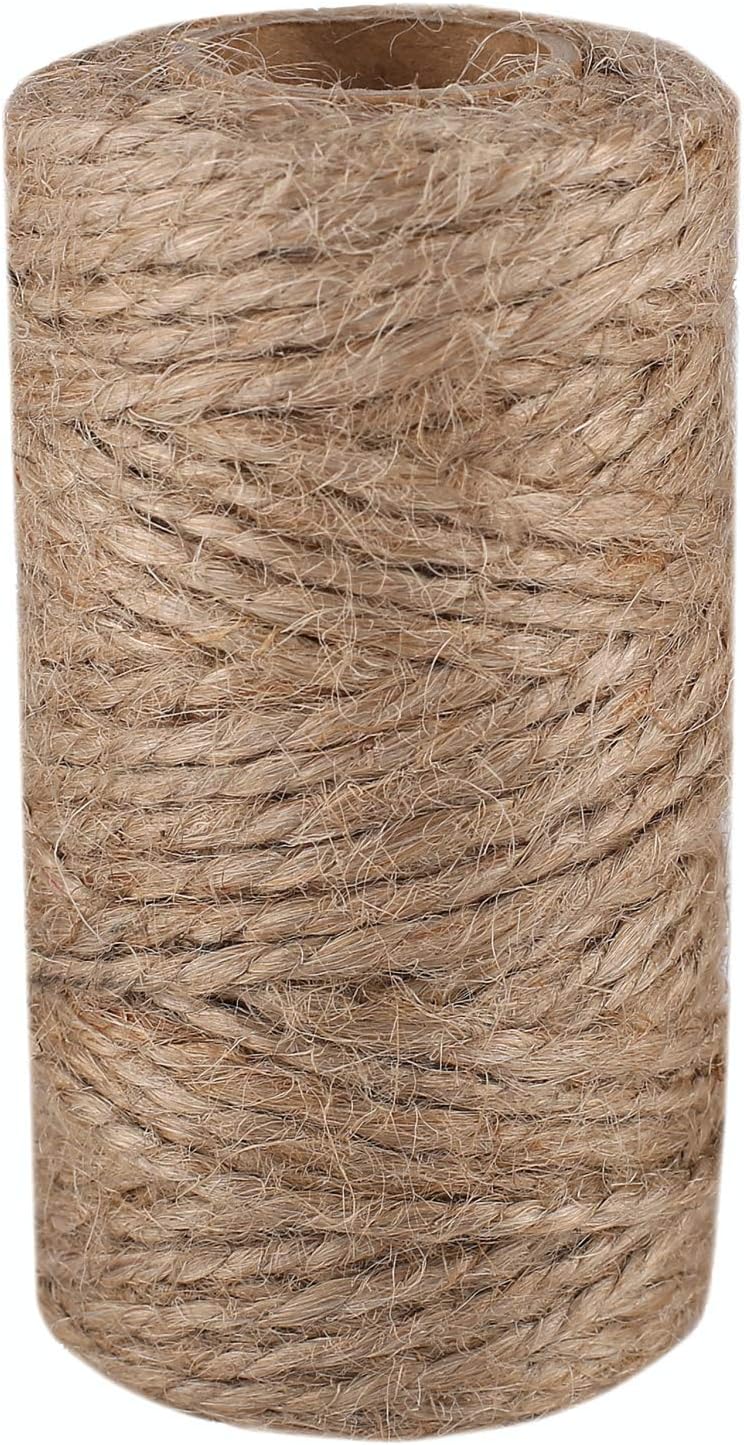 Creative Deco 164 Feet Jute Twine Rope String Natural Brown, 50 m - Image 3