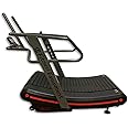 SB Fitness Equipment CT700 Self Generated Curved Commercial Exercise Workout Treadmill with 8 Resistance Levels and Front Digital Display