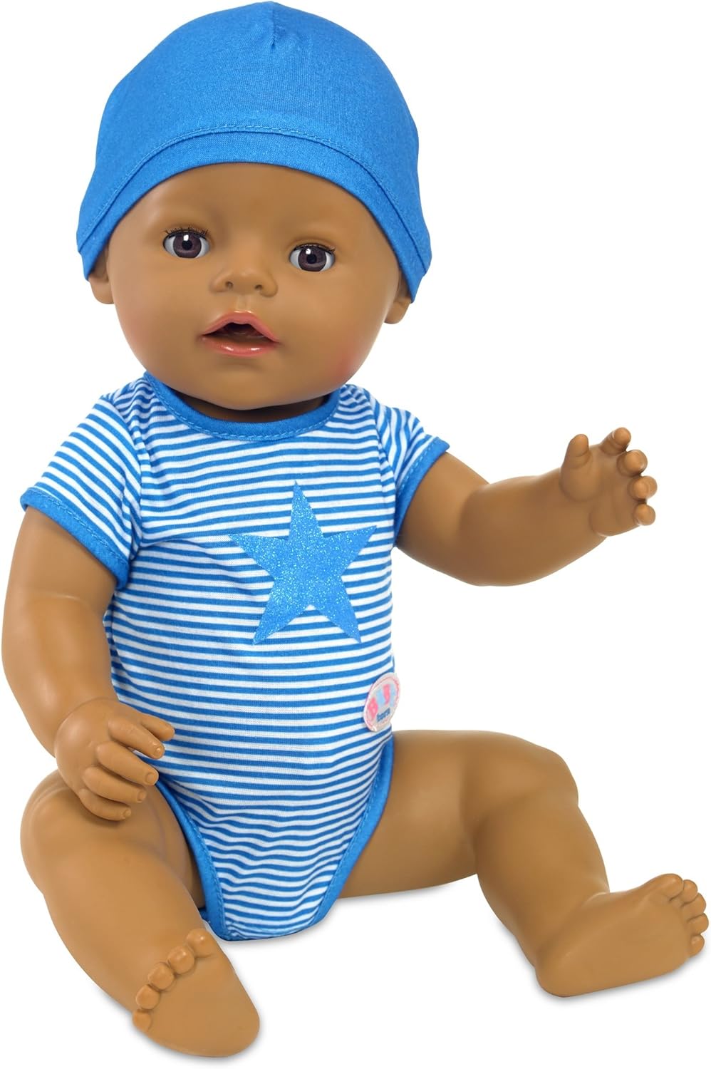 baby born brown eyes doll