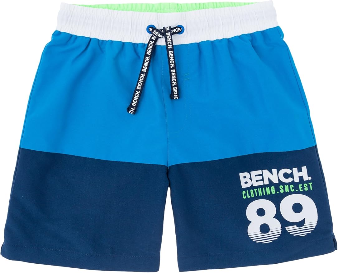 Jungen Badehose Blaues Wasser Print - Schnelltrocknende Boardshorts Für Strand Und Pool