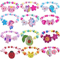 Amazon.com: SIELEVIN 12 PCS Kids Bracelets for Girls Jewelry ...