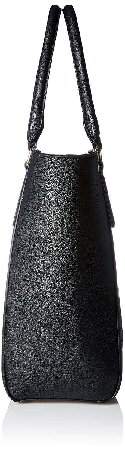 cathy london women's handbag, material- synthethic leather, colour- black