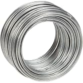 Hillman Galvanized Solid Steel Utility Wire, 25 lb, 18 Ga x 100 Feet | Flexible metal line for mounting and binding, holds up to 25 pounds, rust-resistant, garden, fence, craft, farm, repair