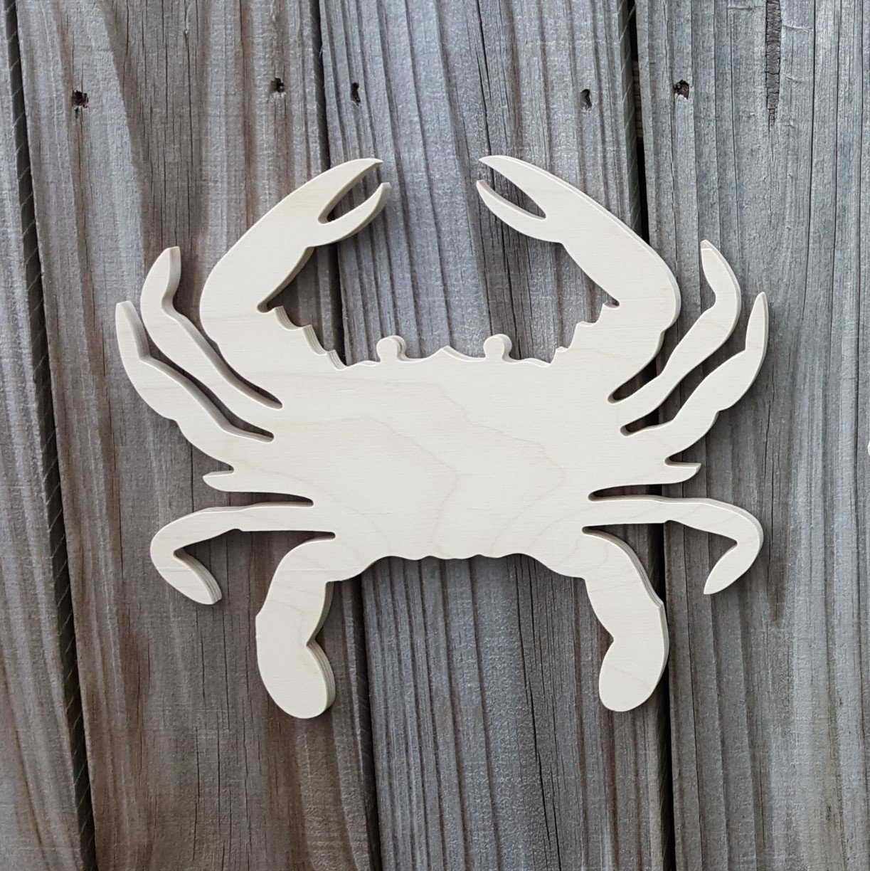 Wooden CRAB Wall Decor, Wooden Nautical Wall Decor