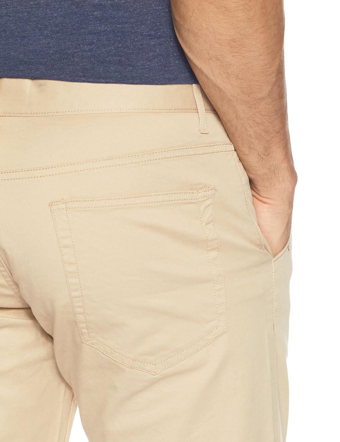 people men's slim fit casual trousers