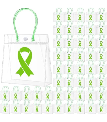 Green Ribbon Awareness Lapel Pins - Pack Of 2 For Mental Health, Cerebral Palsy, Organ Donation