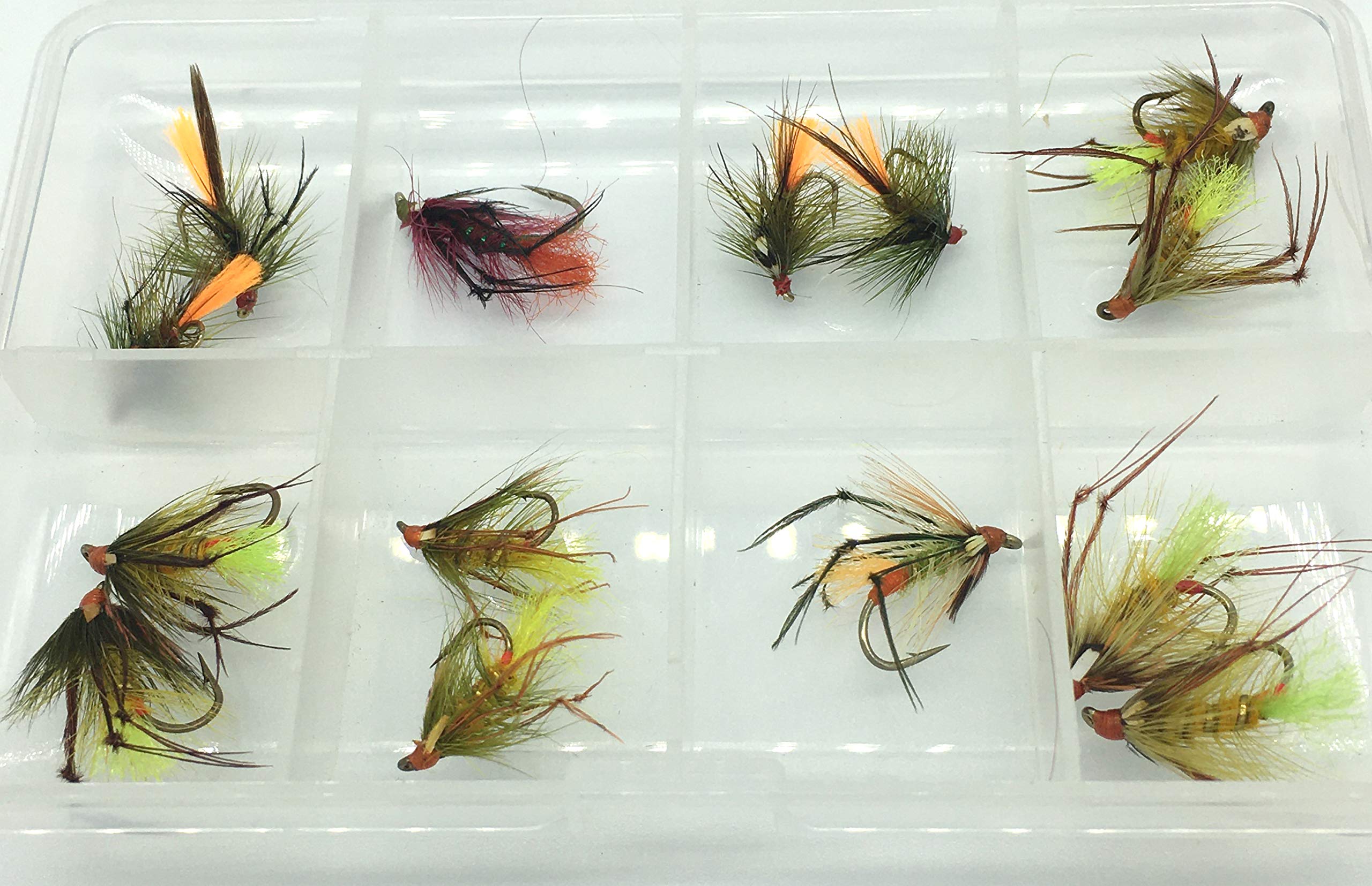 Fly Fishing FLIES IRISH WET Gorgeous George Trout Flies pack of 14 sizes 10-14