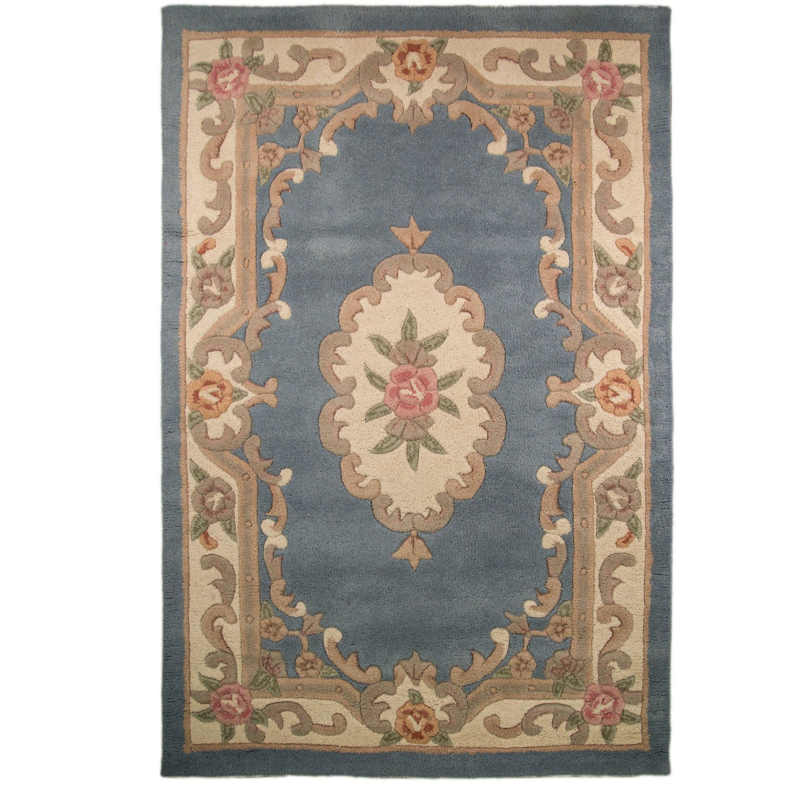 Just Contempo Lotus Floral Runner, Blue, 67x210 cm