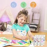 BLOT Kids Paint Kit Washable Finger Paint Set with 10 Colors & 15 Tools view 4