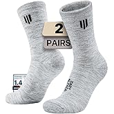Juclise Alpaca Wool Micro Crew Hiking Socks Midweight Moisture Wicking Anti-blister Cushioned