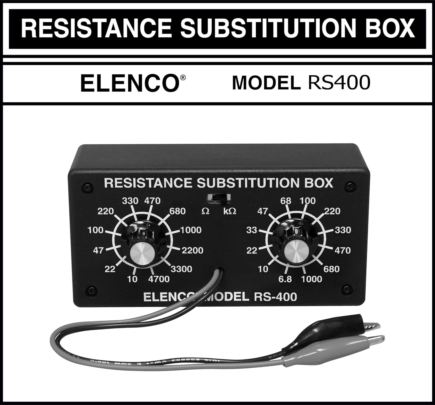 Elenco Resistor Substitution Box RS400 Elenco Electronics Inc blog