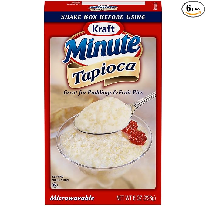 Jell-o pudding minute tapioca 8oz (043000228029)