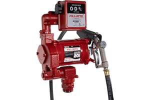 Fill-Rite FR701V 115V 20 GPM Fuel Transfer Pump With Standard Mechanical Meter Package, Gallons - For Gasoline, Diesel, Kerosene, Ethanol Blends, Methanol Blends & Biodiesel up to B20