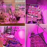 Garpsen Full Spectrum LED Grow Light 2 Pack 2 Heads 80 LEDs Timer view 6