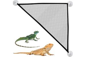 GEGURI Bearded Dragon Hammock Reptile Breathable Mesh Bed for Lizard Leopard Gecko Chameleon Snakes