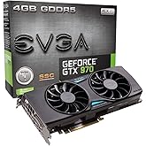 EVGA GeForce GTX 970 4GB SSC Gaming ACX 2.0+ Cooling Graphics Card (04G-P4-3975-KR)