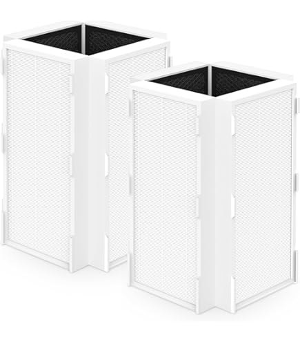 Filtro HEPA Ricambio JH-028A Per Purificatore BlueDate | 2 Pezzi | Sistema 3 In 1: Prefiltro, HEPA H13 E Carbone Attivo - 2