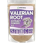 XPRS Nutra Valerian Root Extract Powder 4:1 - Premium Valerian Root Powder for Cognition - Vegan Friendly Herbal Sleep Assist (4 Ounce)