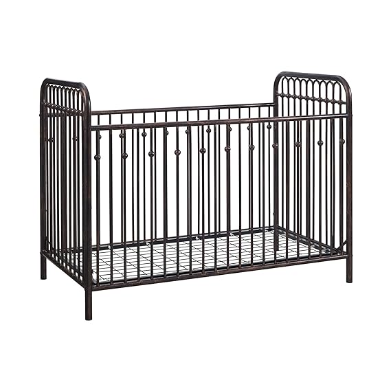 bronze baby crib